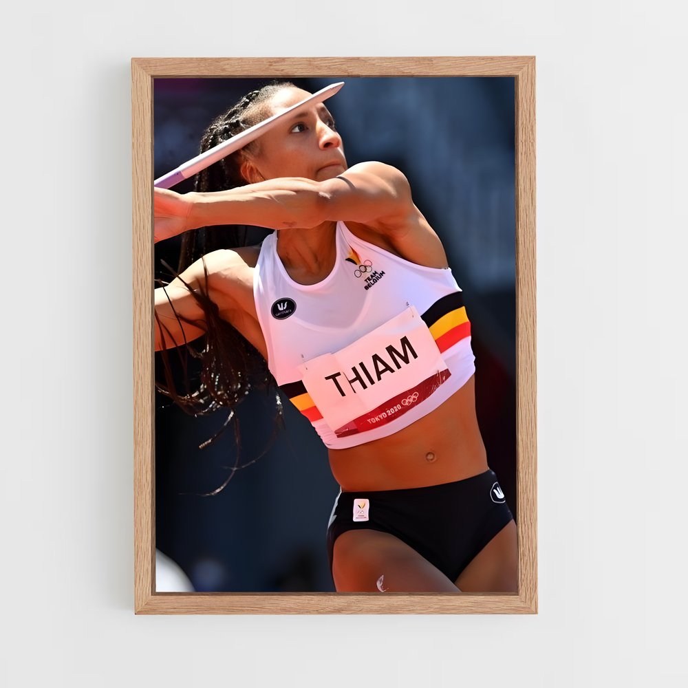 Poster Énergie Féminine – affiche Athlétisme (vue 4)